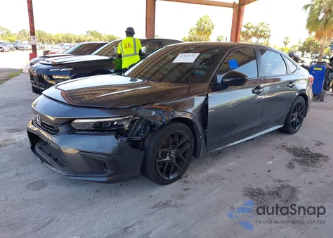 2022 Honda Civic Sport from USA, damaged, VIN 2HGFE2F59NH566902